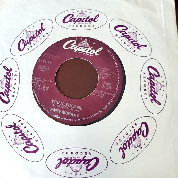 1978 Anne Murray vintage 45 vinyl record - Picture 1 of 4
